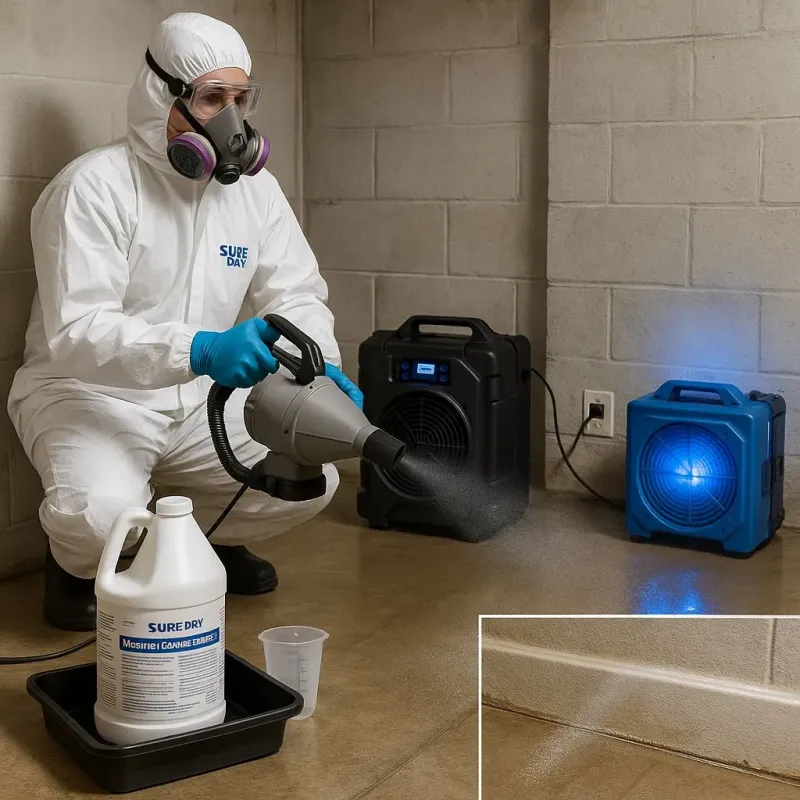 Sanitization and Odor Removal process in La Crosse, WI